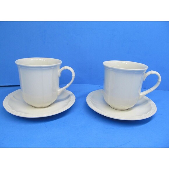 Villeroy And Boch Manoir Set Of 2 Cups And 2 Saucers - Picture 1 of 12